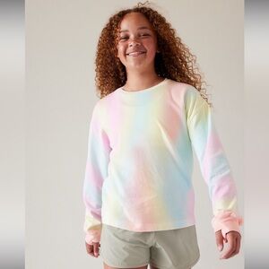 NWOT Athleta Girl Rainbow Days Sweatshirt XL